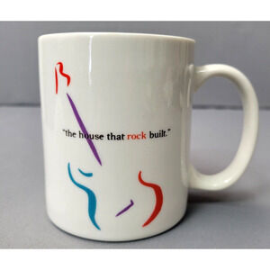 Vintage Rock And Roll Hall Of Fame Musem Mug The House That Rock Built 1995